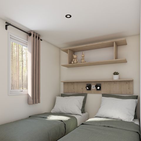 BUNGALOW 5 personnes - Mobil PHOENIX climatisé 2 chambres (33m²)