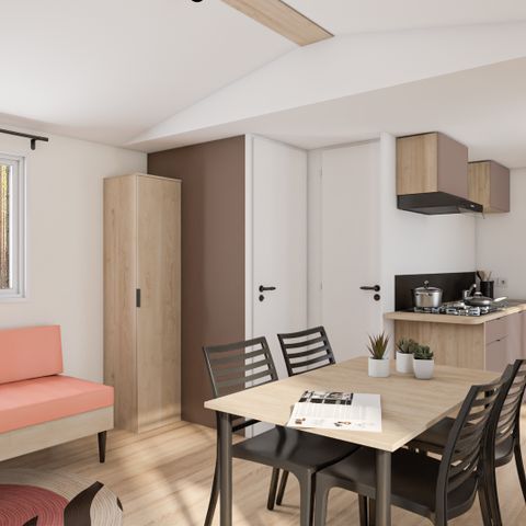BUNGALOW 5 personnes - Mobil PHOENIX climatisé 2 chambres (33m²)
