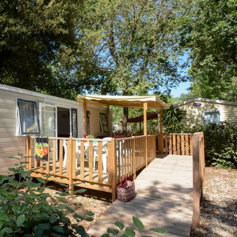 BUNGALOW 5 personnes - Mobil P.M.R.  climatisé 2 chambres (34m²)