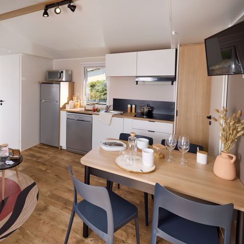 BUNGALOW 6 personnes - Mobil VANILLE Climatisé 3 chambres