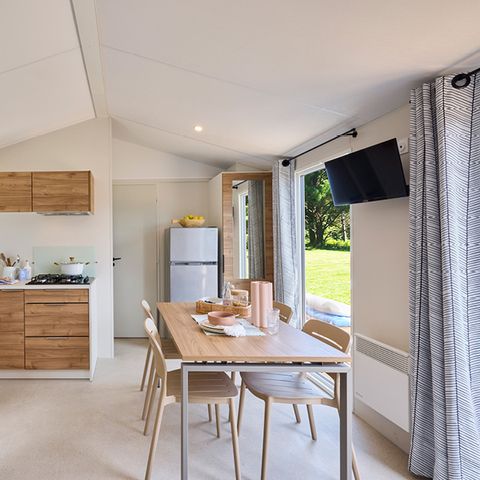 BUNGALOW 6 personnes - Mobil CANNELLE climatisé 3 chambres (33m²)