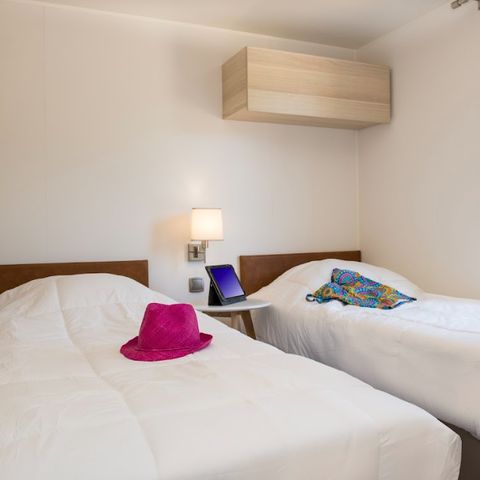 BUNGALOW 6 personnes - Cottage VIP TV Clim Plancha - 3ch / 2 sdb -6 pers.