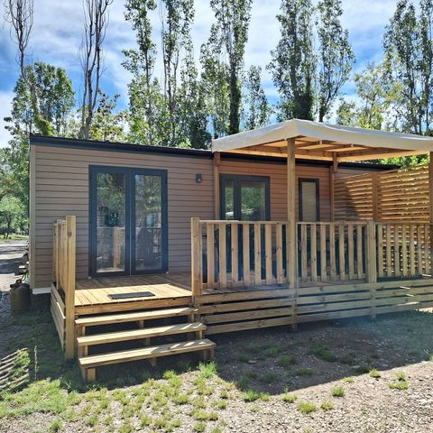 BUNGALOW 6 personnes - Mobil-home | Comfort | 3 Ch. | 6 Pers. | Terrasse surélevée | Clim.