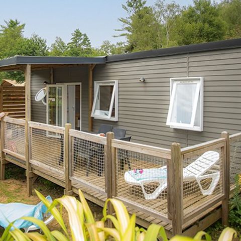 Mobilhome 6 personnes - Comfort XL | 3 Ch. | 6 Pers. | Terrasse surélevée | Clim.