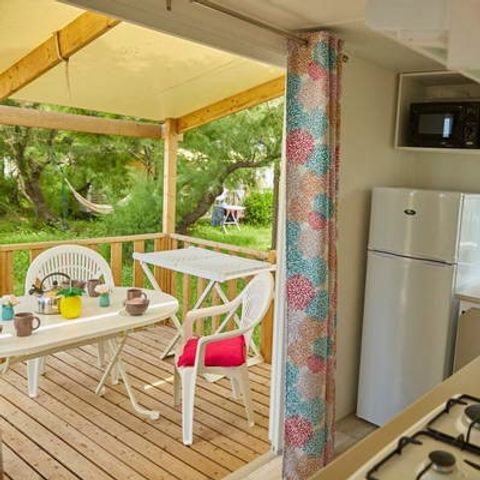 Mobilhome 4 personnes - Comfort XL | 2 Ch. | 4 Pers. | Terrasse surélevée | Clim.