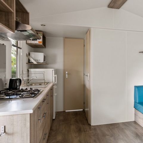 Mobilhome 4 personnes - Premium | 2 Ch. | 4 Pers. | Terrasse surélevée | 2 SDB | Clim