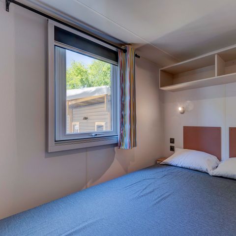 Mobilhome 8 personnes - Comfort XL | 4 Ch. | 8 Pers. | Terrasse surélevée | 2 SDB | Clim.