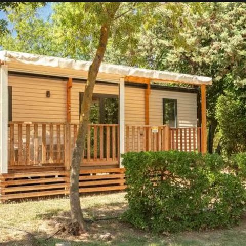 Mobilhome 6 personnes - Mobil-home | Premium | 3 Ch. | 6 Pers. | Terrasse surélevée | Clim.