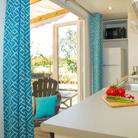 Mobilhome 8 personnes - Mobil-home | Premium | 3 Ch. | 6/8 Pers. | Terrasse surélevée | Clim.