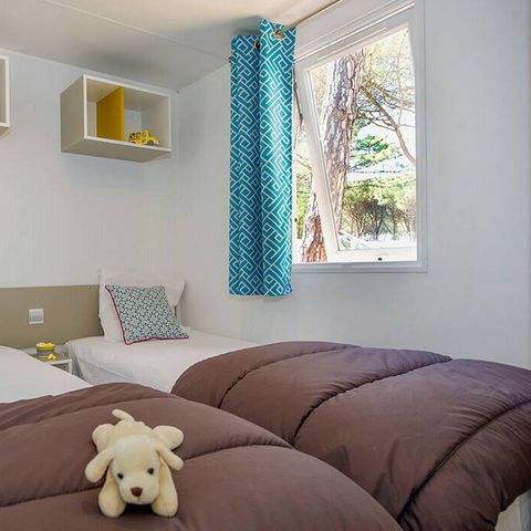 Mobilhome 8 personnes - Mobil-home | Premium | 3 Ch. | 6/8 Pers. | Terrasse surélevée | Clim.