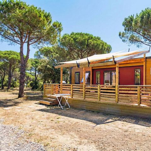 Mobilhome 8 personnes - Mobil-home | Ultimate | 3 Ch. | 6/8 Pers. | Terrasse surélevée | Clim. | TV