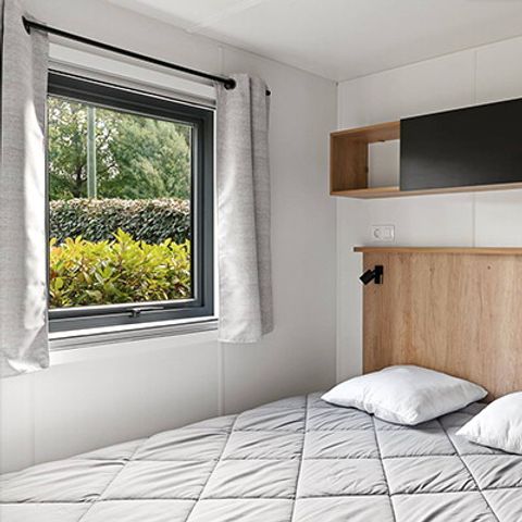 Mobilhome 4 personnes - Mobil-home | Premium | 2 Ch. | 4 Pers. | Terrasse surélevée | 2 SDB | Clim. | TV