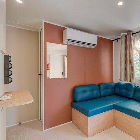 Mobilhome 6 personnes - Mobil-home | Comfort | 3 Ch. | 6 Pers. | Terrasse surélevée | Clim.