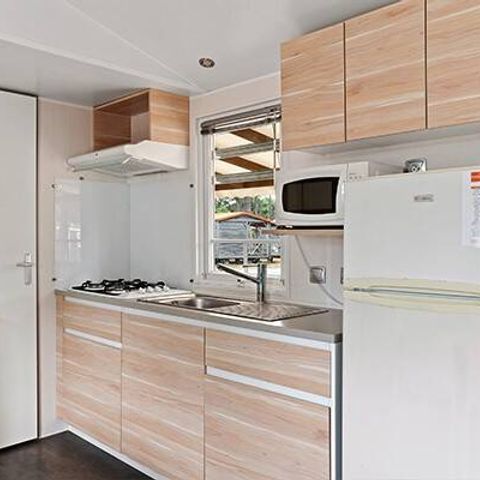 Mobilhome 6 personnes - Mobil-home | Classic | 3 Ch. | 6 Pers. | Terrasse surélevée | Clim. | TV