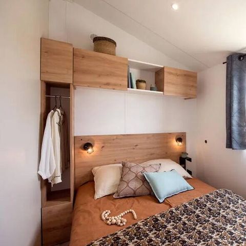 Mobilhome 8 personnes - Mobil-home | Premium | 4 Ch. | 8 Pers. | Terrasse Lounge | Outdoor kitchen | 2 SDB | Clim.