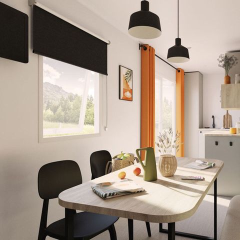 BUNGALOW 2 personnes - Mobil home Riviera 1 chambre