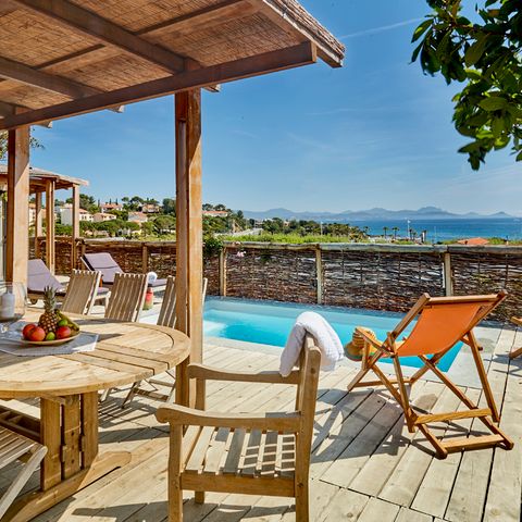BUNGALOW 8 personnes - Lodge Riviera 2 à 8 pers. clim. Plancha