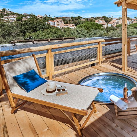 BUNGALOW 4 personnes - Lodge 2 à 4 pers. Vue mer clim. Plancha
