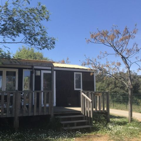 Mobilhome 4 personnes - Lodge - 2 à Vue mer clim. Plancha