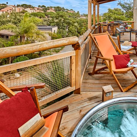 BUNGALOW 4 personnes - Lodge 2 à 4 pers. Vue mer clim. Plancha