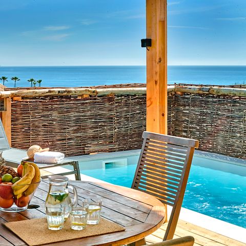 BUNGALOW 6 personnes - Lodge Luxe Riviera vue mer panoramique