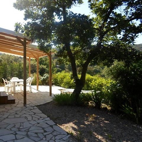 Mobilhome 5 personnes - Cottage Espace B - 2 chambres - 4/5 personnes