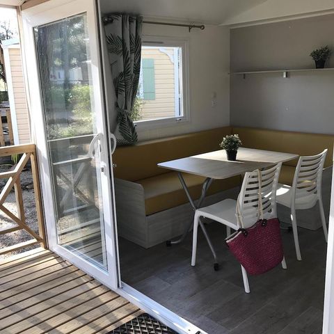 BUNGALOW 4 personnes - Mobile home Confort 28m² - clim + tv + terrasse couverte
