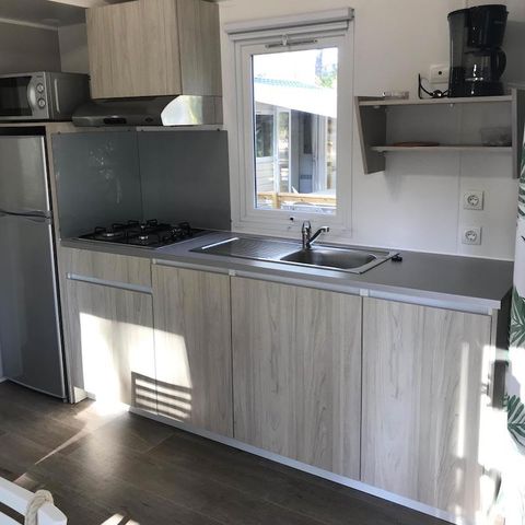 BUNGALOW 4 personnes - Mobile home Confort 28m² - clim + tv + terrasse couverte