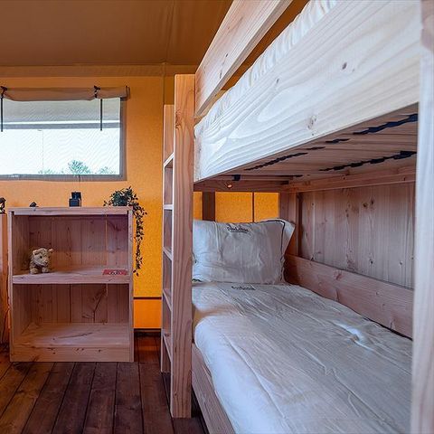 Tente en toile et en bois 7 personnes - SunLodge Taiga&Kambi