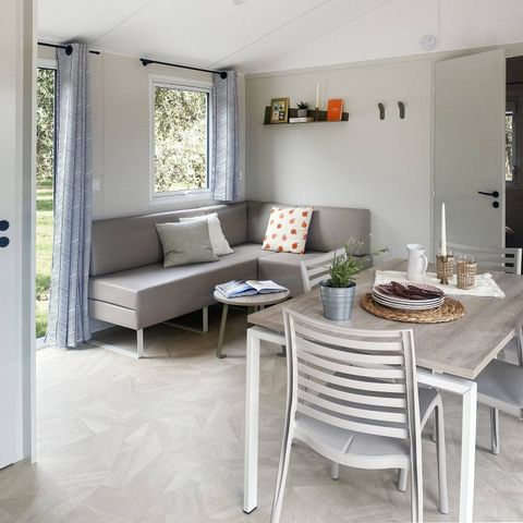 Mobilhome 6 personnes - Comfort | 3 Ch. | 6 Pers. | Terrasse surélevée | Clim.