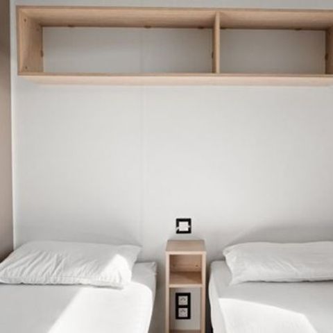 Mobilhome 6 personnes - Premium | 3 Ch. | 6 Pers. | Terrasse Lounge | Clim. | TV