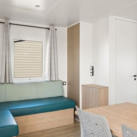 Mobilhome 6 personnes - Premium | 3 Ch. | 6 Pers. | Terrasse Lounge | Clim. | TV