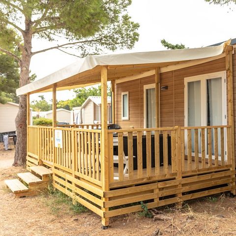 BUNGALOW 4 personnes - Mobil-home | Premium | 2 Ch. | 4 Pers. | Terrasse Lounge | Clim. | TV