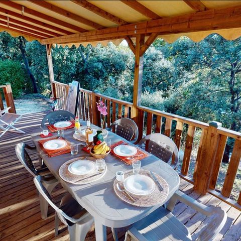 BUNGALOW 6 personnes - Cottage Confort 3 Chambre + climatisation + Lave vaisselle