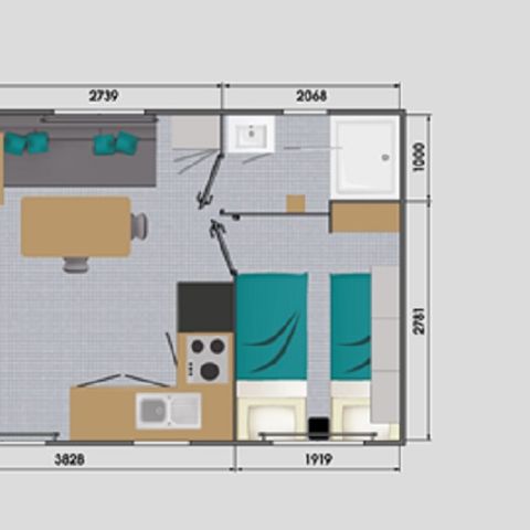 BUNGALOW 4 personnes - Confort+ 2 Chambres 4 personnes