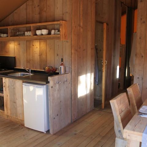 TENTE TOILE ET BOIS 5 personnes - Laurier