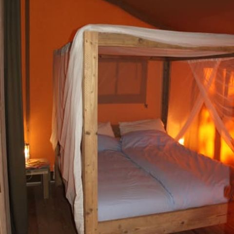 TENTE TOILE ET BOIS 5 personnes - Laurier