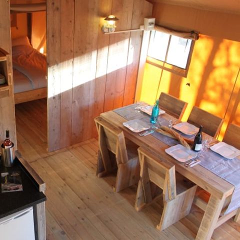 TENTE TOILE ET BOIS 5 personnes - Laurier