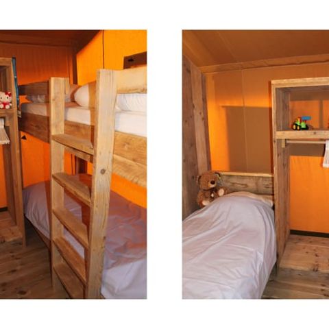 TENTE TOILE ET BOIS 5 personnes - Laurier