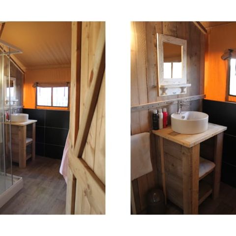 TENTE TOILE ET BOIS 5 personnes - Laurier