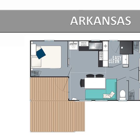 BUNGALOW 8 personnes - ARKANSAS CONFORT