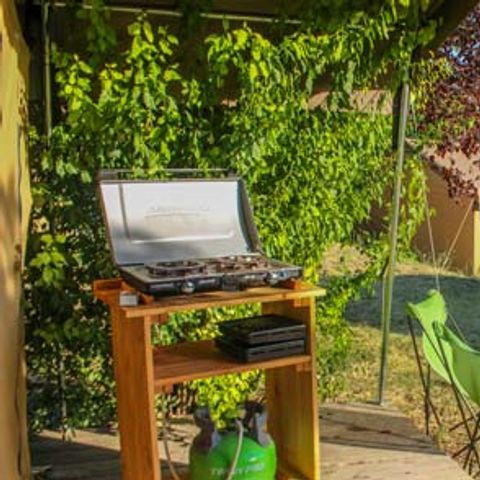 TENTE TOILE ET BOIS 4 personnes - Tente Safari - 4 pers - sans sanitaires