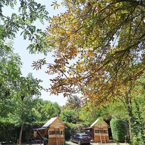 TENTE TOILE ET BOIS 2 personnes - Bivouac 5m² - sans sanitaires 