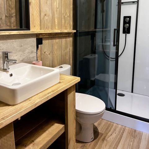 Tente en toile et en bois 4 personnes - Lodge Safari 27 m²