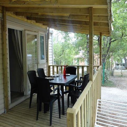 BUNGALOW 4 personnes - Confort + 28m² (2 chambres) + terrasse couverte 10m²