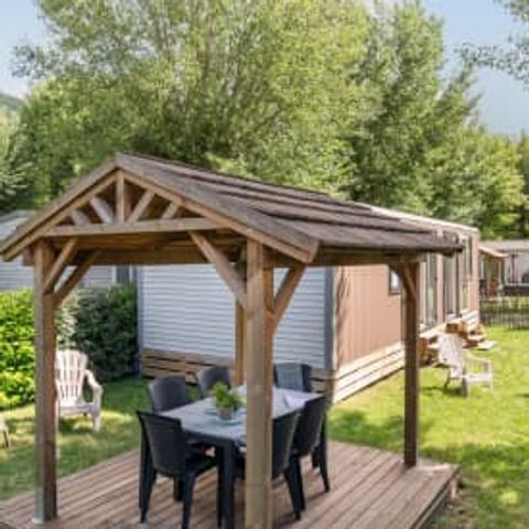 Mobilhome 6 personnes - Cottage Pouncho 6p 3ch 2sdb **** clim