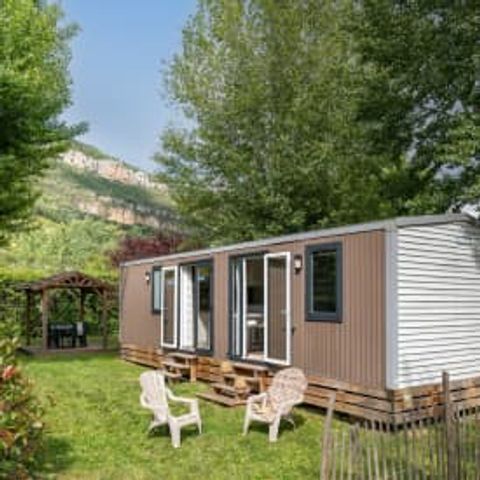 Mobilhome 6 personnes - Cottage Pouncho 6p 3ch 2sdb **** clim