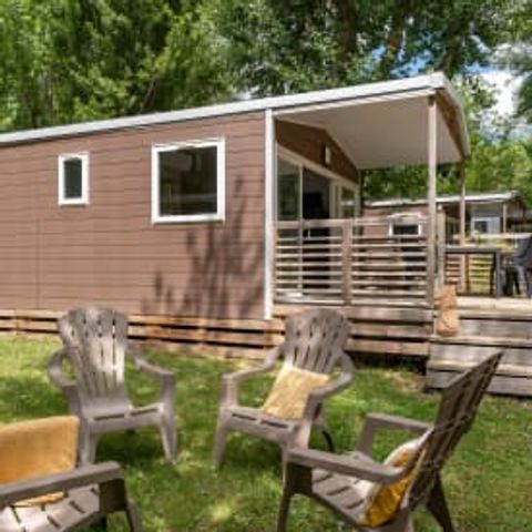 Mobilhome 4 personnes - Cottage Dourbie 4p 2ch 1sdb **** clim