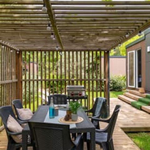 Mobilhome 6 personnes - Cottage Taos 6p 3ch 2sdb Premium clim