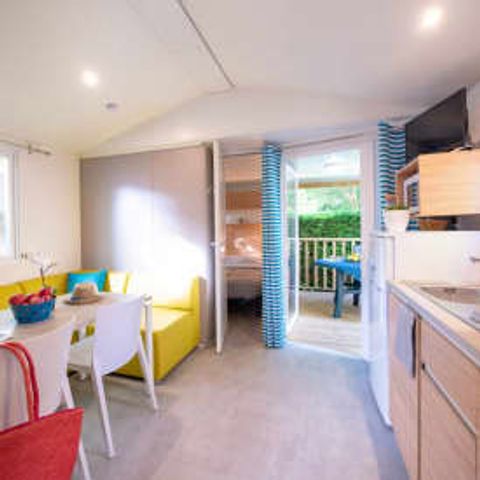 Mobilhome 4 personnes - Cottage Noisette 4p 2ch 1sdb ***